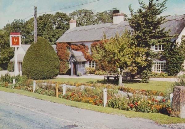 The Fountain Inn Longhton Longton Bucks Buckinghamshire Vintage Postcard