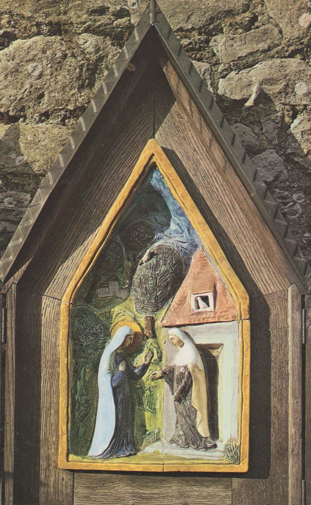 The Friars Aylesford Kent Mary Christian Visitation Mystery Postcard