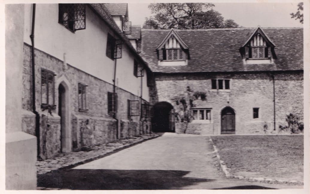 The Friars Priory Aylesford Grounds Cottages RPC Old Postcard