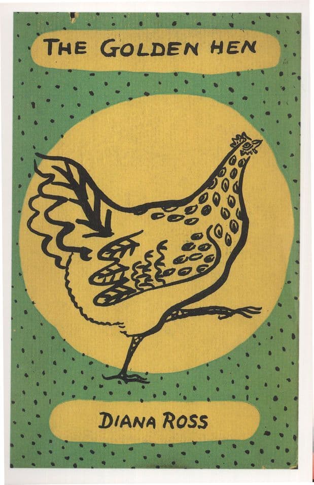 The Golden Hen Diana Ross 1942 Book Postcard