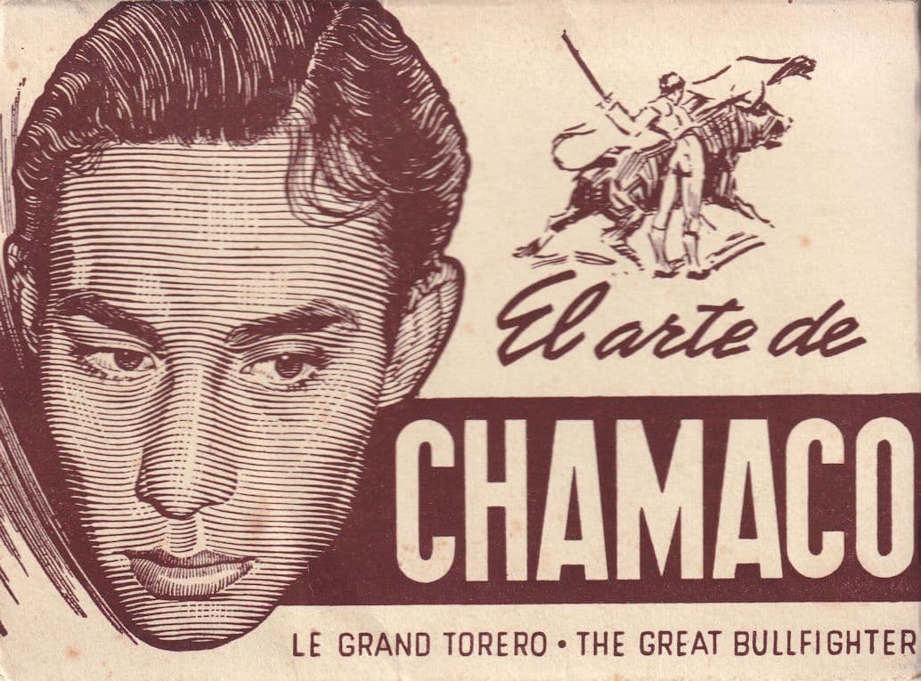 The Great Chamaco Bullfighter Spanish Painting Postcard Book