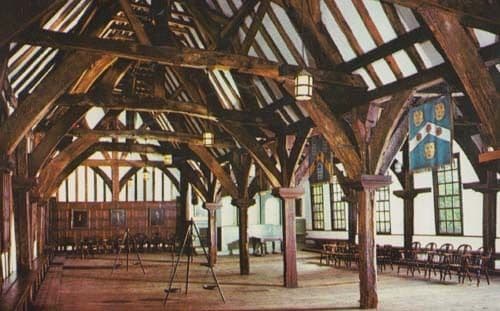 The Great Hall Of The Merchants Of York Mint 1970s Postcard