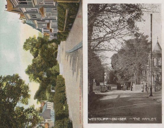 The Hamlet Westcliffe On Sea 2x WW1 Antique Postcard s