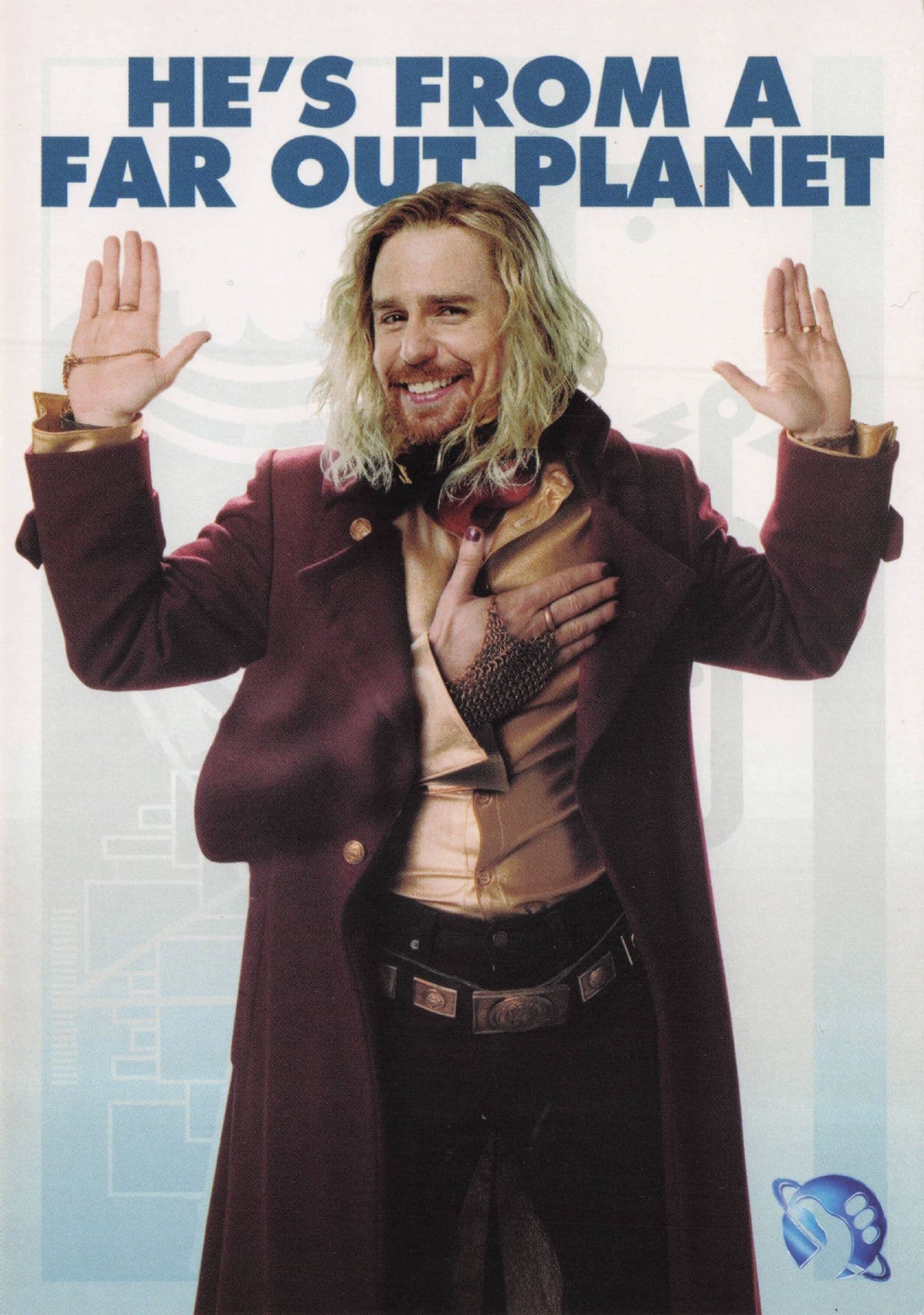 The Hitchhikers Guide To Zaphod Film Launch Advertising Postcard