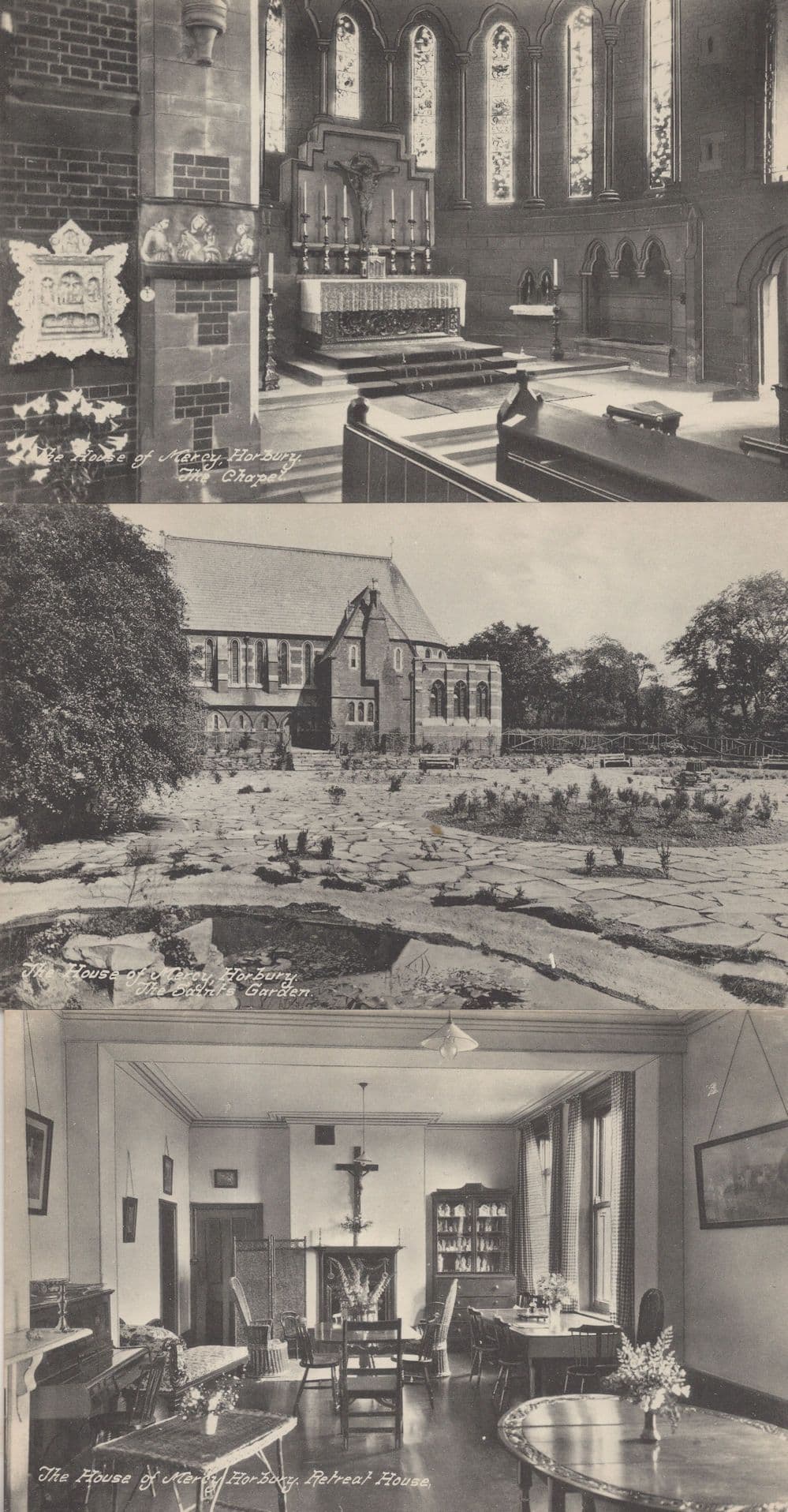 The House Of Mercy Horbury Ossett Yorkshire 3x Old Postcard s