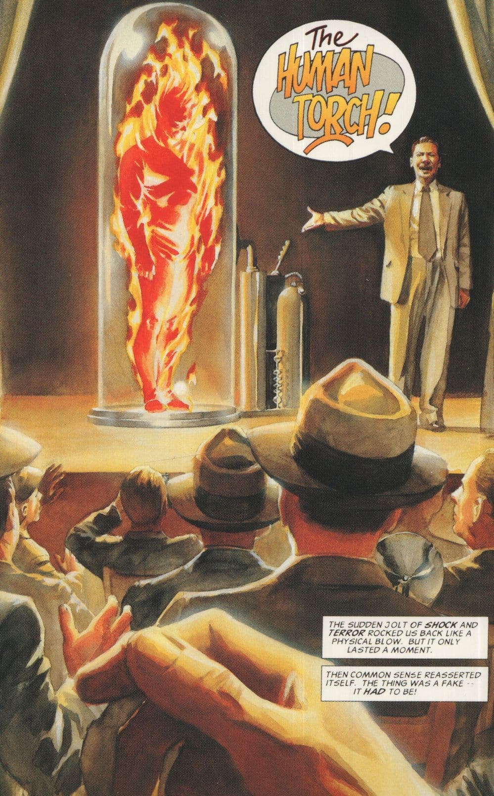 The Human Torch 1st Revealed Phil Sheldon Marvel Comic Postcard