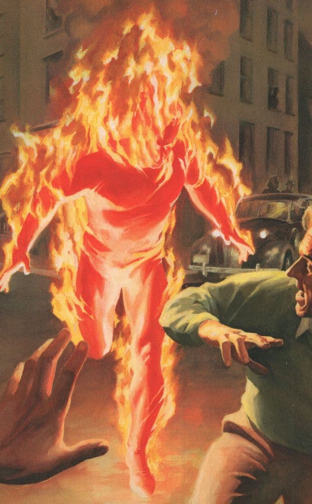 The Human Torch Issue 1 Marvel Comic Book Art Postcard