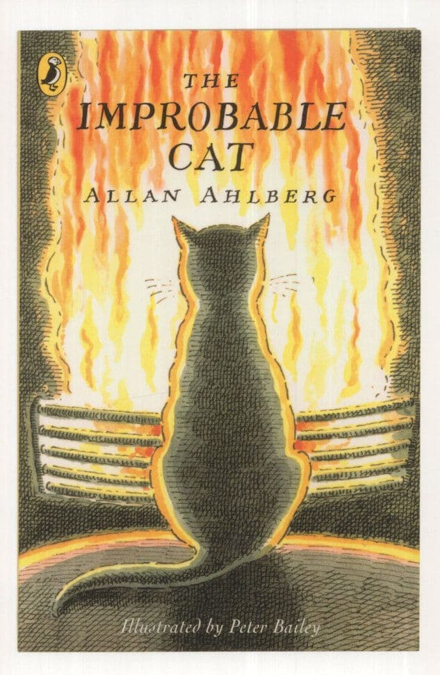 The Improbable Cat Allan Ahlberg 2003 Puffin Book Postcard