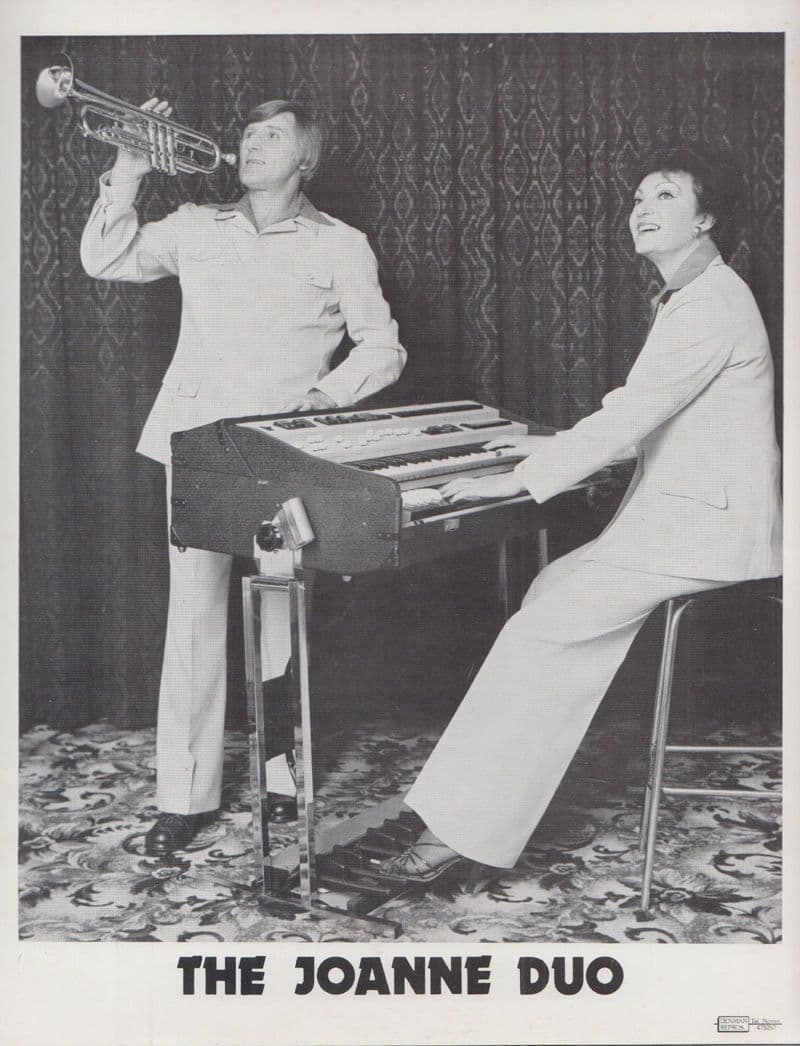 The Joanne Duo Singers Band Early Career Kent Management Media Publiclity Photo