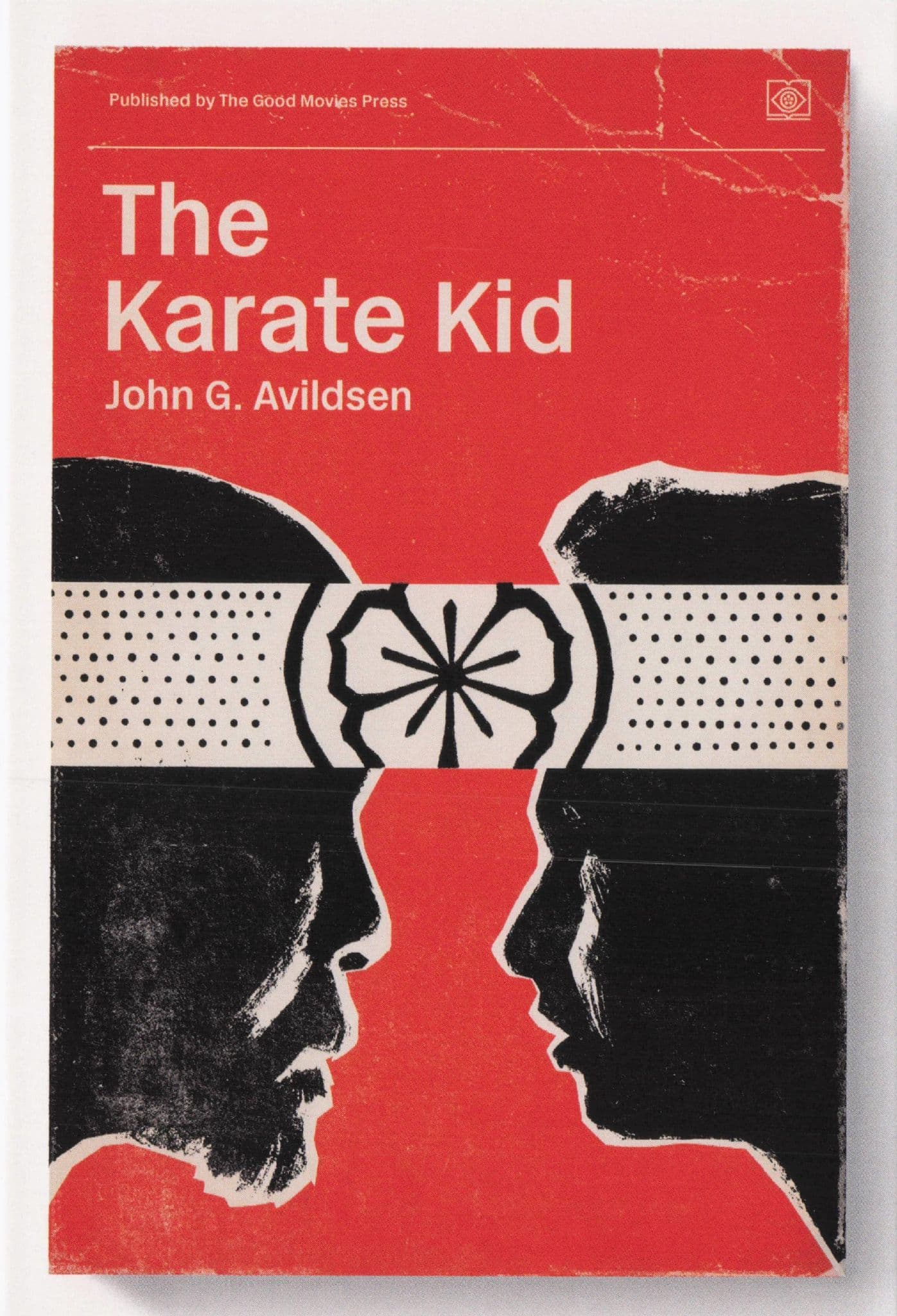 The Karate Kid Martial Arts Film Movie As Rare Old Book Cover Postcard