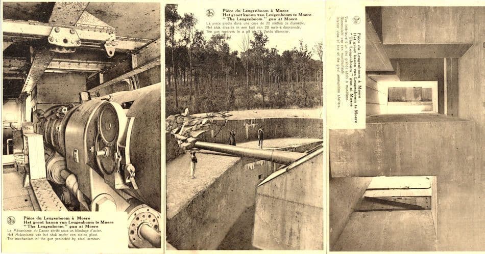 The Leugenboom A Moere WW1 Shelter 3x Old Postcard s
