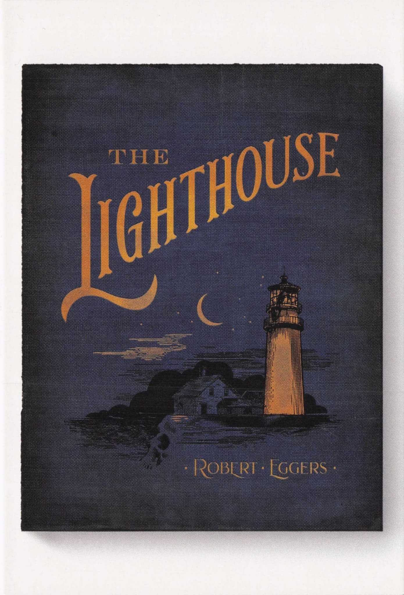 The Lighthouse Willem Dafoe Film Movie As Rare Old Book Cover Postcard