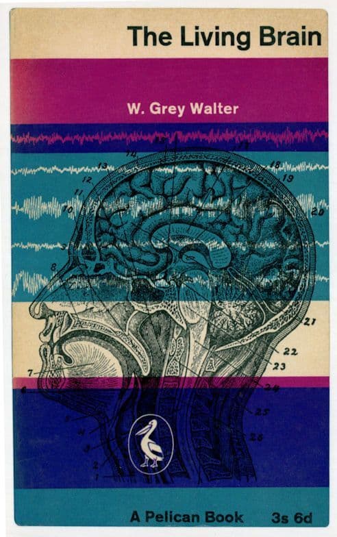 The Living Brain W Grey Walter 1961 Book Postcard