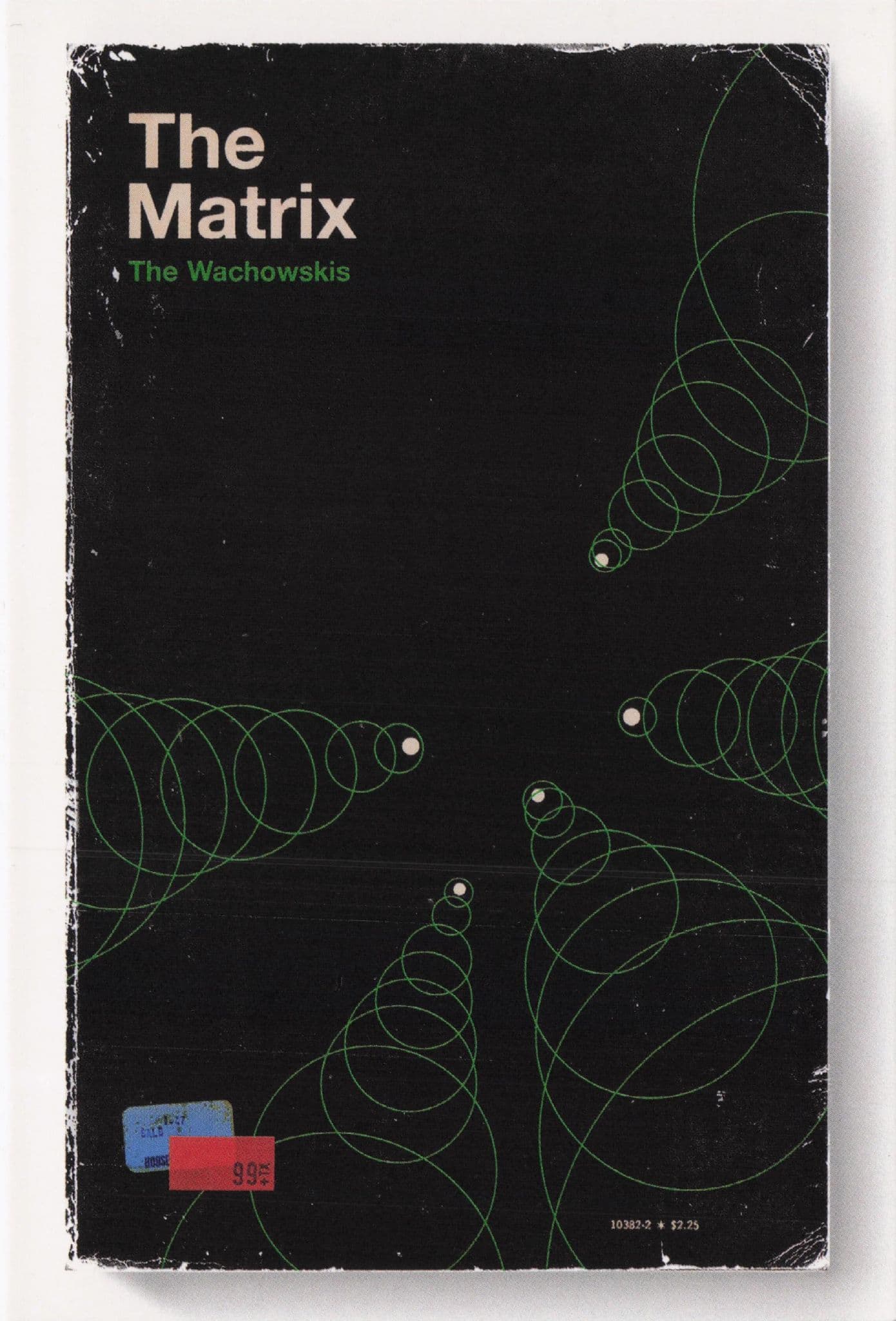 The Matrix Sci-Fi Wachowskis Film Movie As Rare Old Book Cover Postcard
