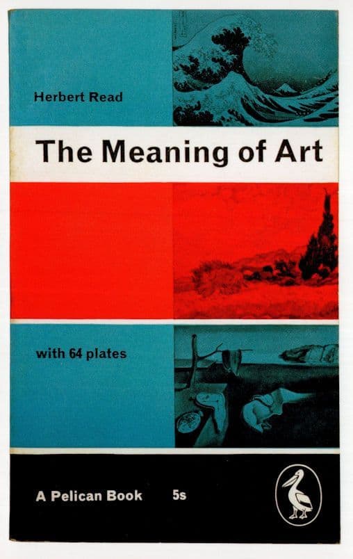 The Meaning Of Art Herbert Read 1962 Book Postcard