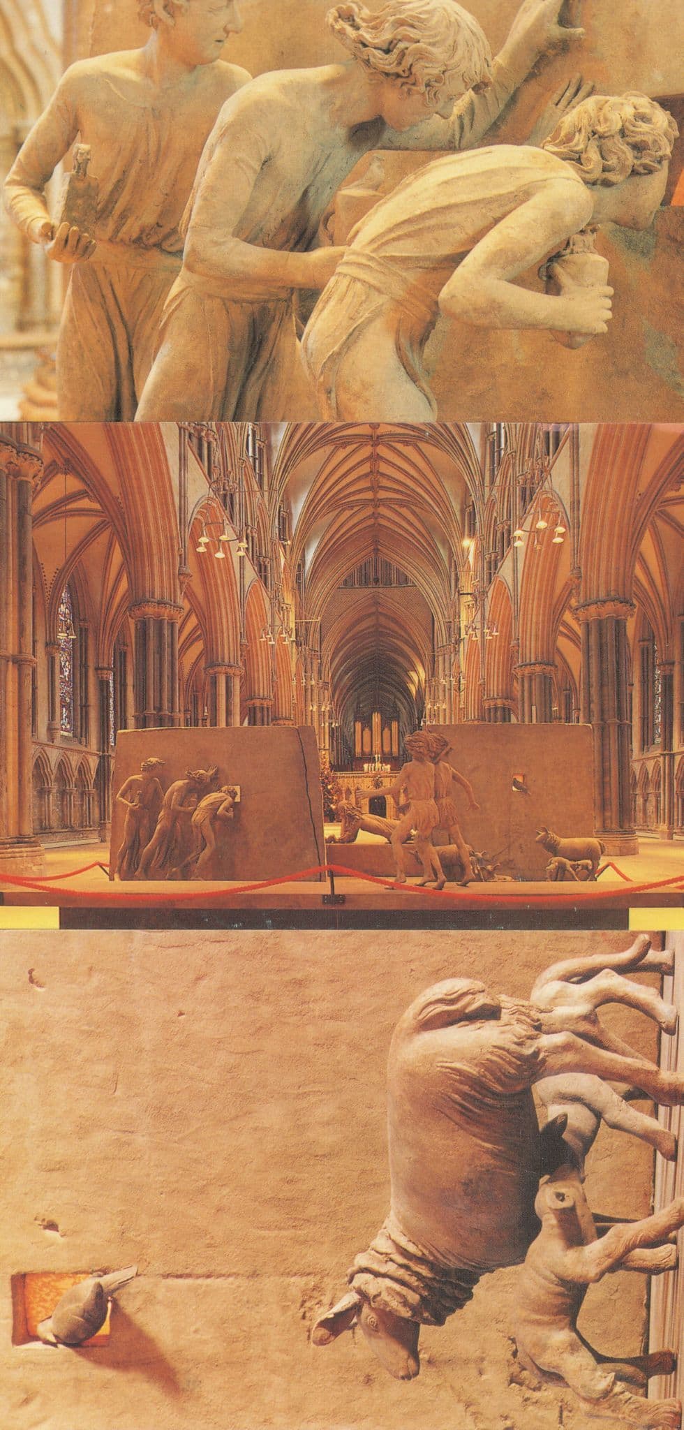 The Nativity By Astrid Zydower MBE 3x Lincoln Postcard s
