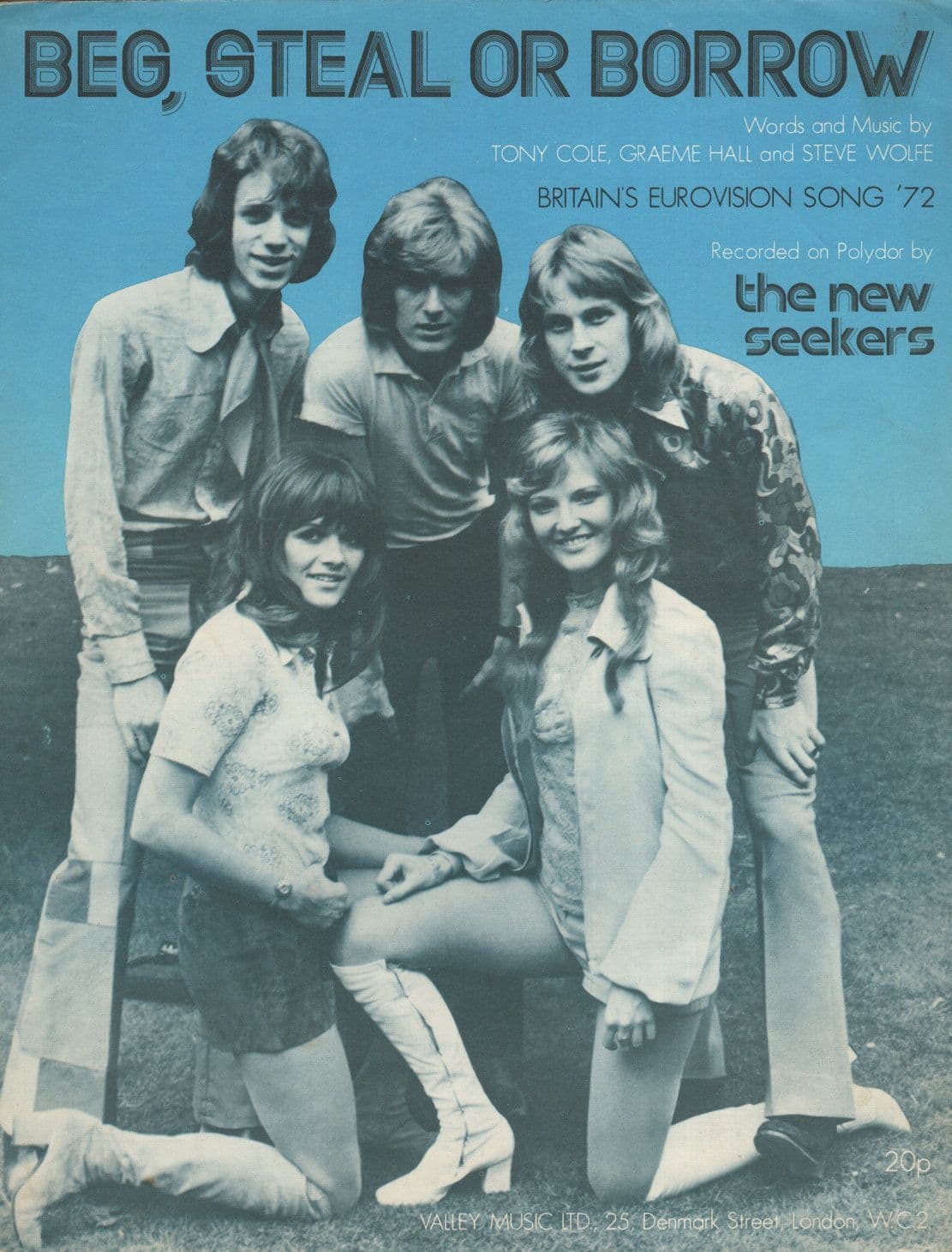 The New Seekers Beg Steal Or Borrow Sheet Music