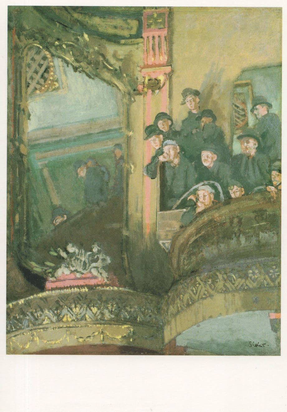 The Old Bedford Walker Art Gallery Liverpool Sickert Painting Postcard
