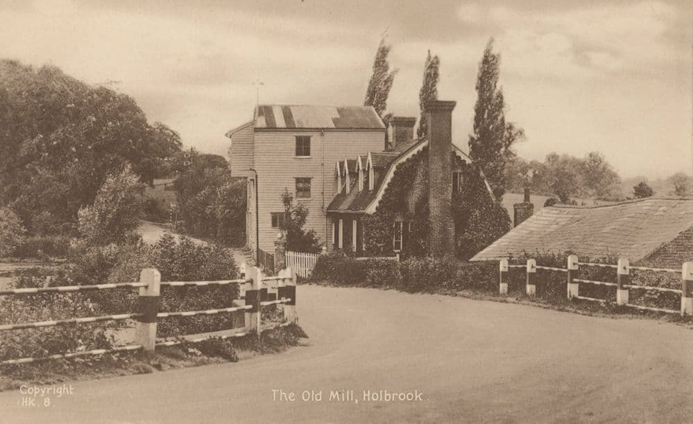 The Old Mill Holbrook Suffolk Lilywhites Antique Mint Postcard