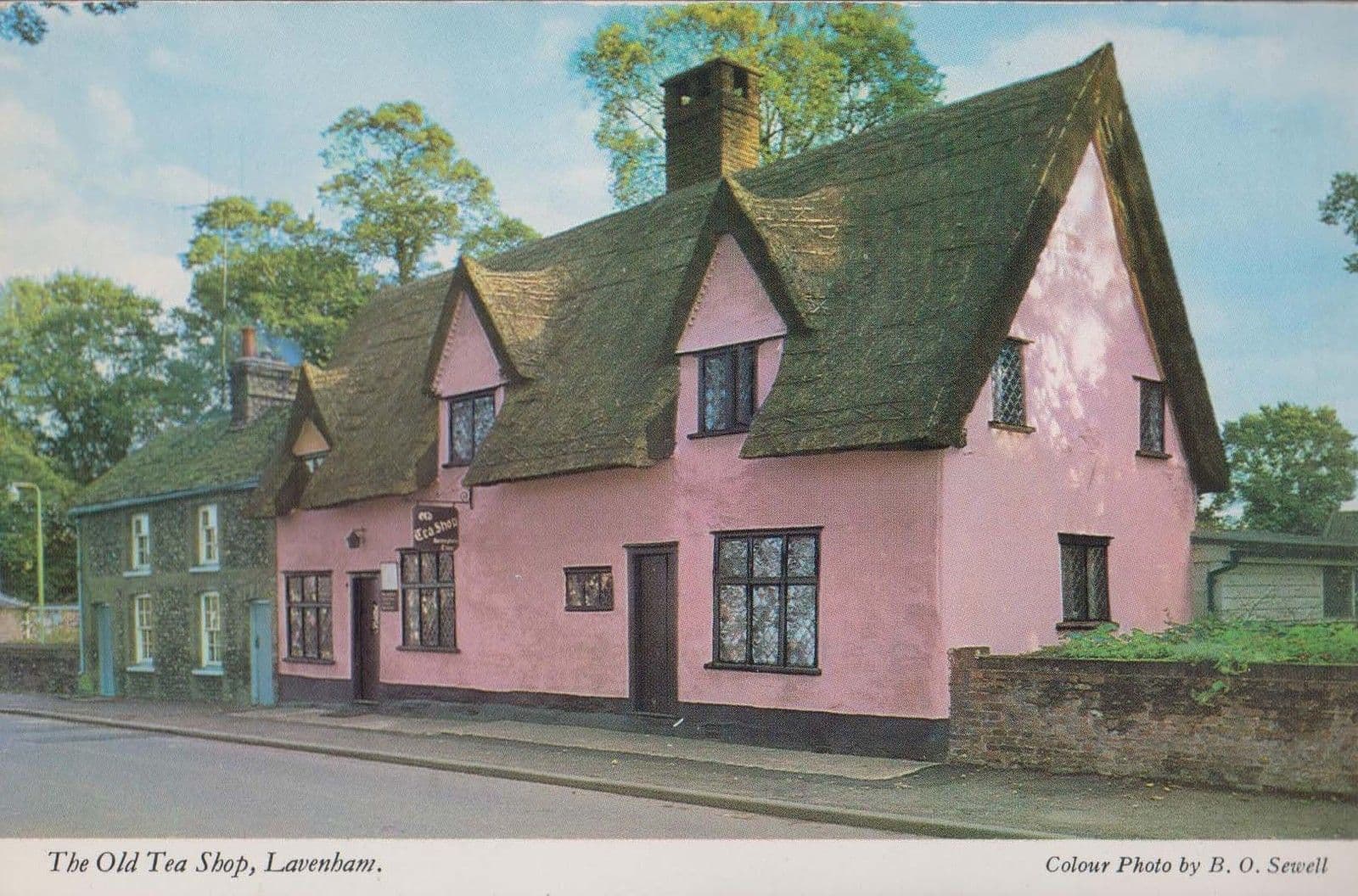 The Old Tea Shop Lavenham Suffolk 1970s Postcard
