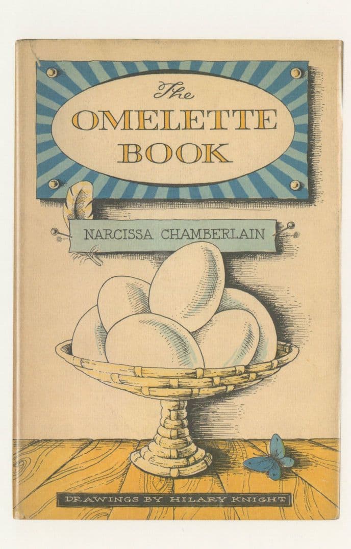 The Omelette Book 1950 Edition Narcissa Chamberlain Postcard