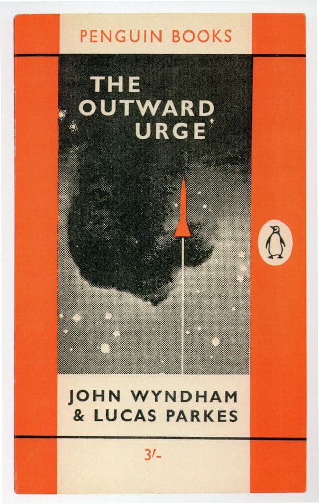The Outward Urge John Wyndham 1962 Book Postcard