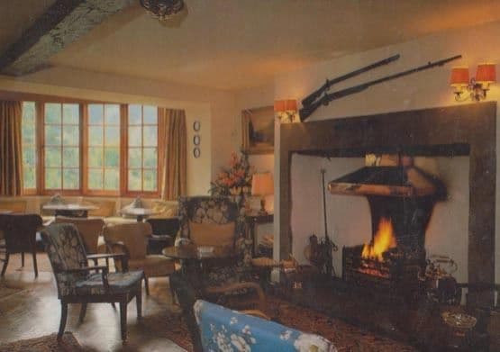 The Pheasant Inn Lounge Restaurant Area Cumbria Postcard