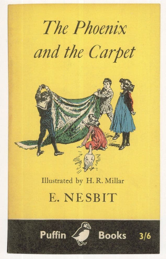 The Phoenix And The Carpet 1959 Puffin Book Postcard