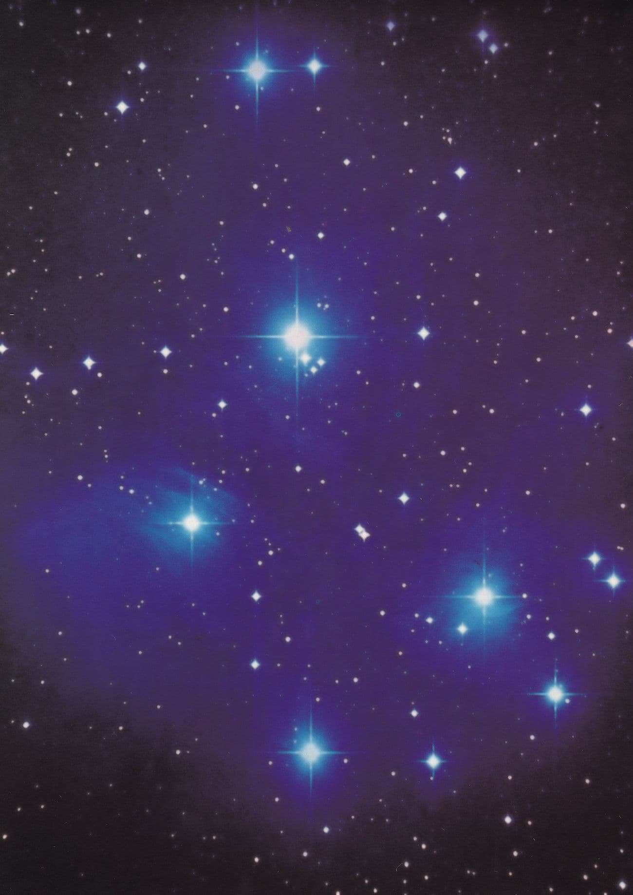 The Pleiades Star Cluster Armagh Irish Planetarium Astronomy Exhibit Postcard