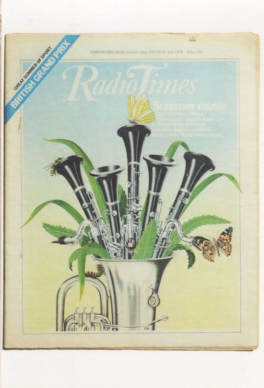 The Proms BBC Classical Music Concert 1978 Radio Times Postcard