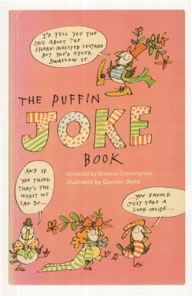The Puffin Joke Book 1974 Bronnie Cunningham Postcard