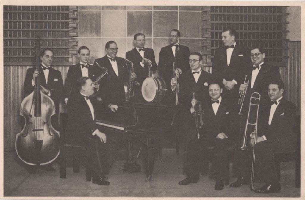 The Ramblers Dutch Dance Orchestra RPC Real Photo Postcard