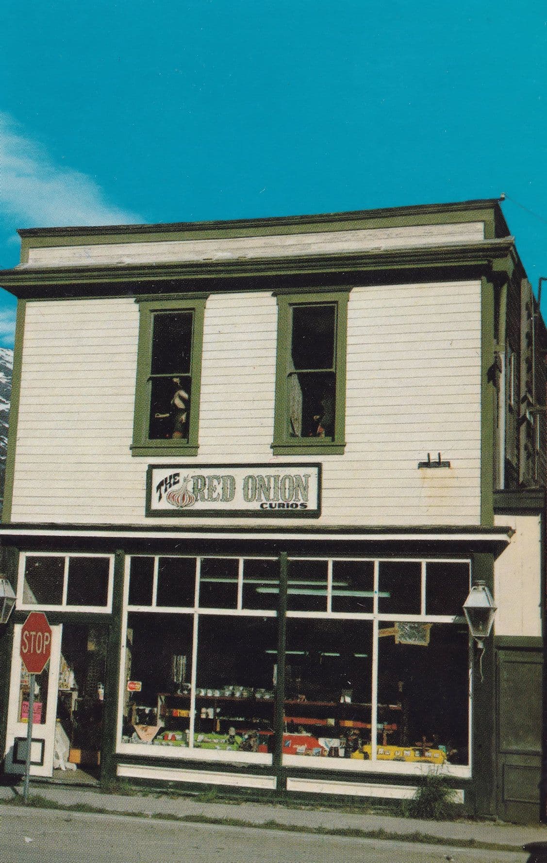 The Red Onion Skagway Alaska Victorian Red Light Brothel American Postcard