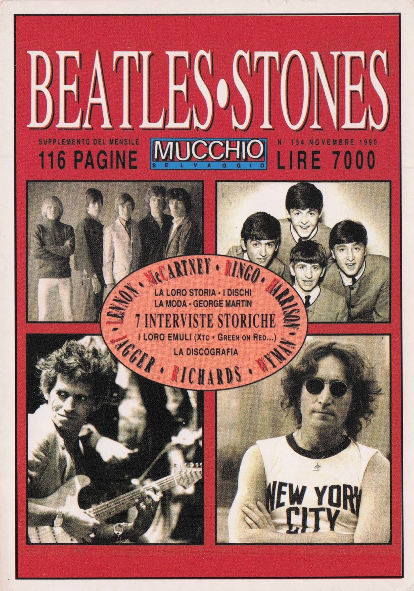 The Rolling Stones Beatles Rare Spanish Magazine Photo Postcard