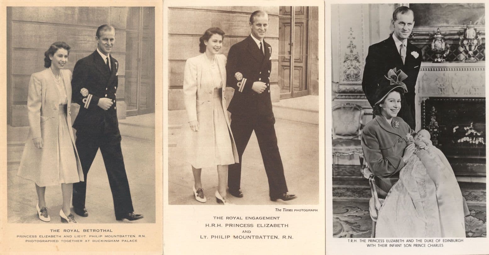 The Royal Betrothal Engagement Prince Charles 3x Old Postcard s