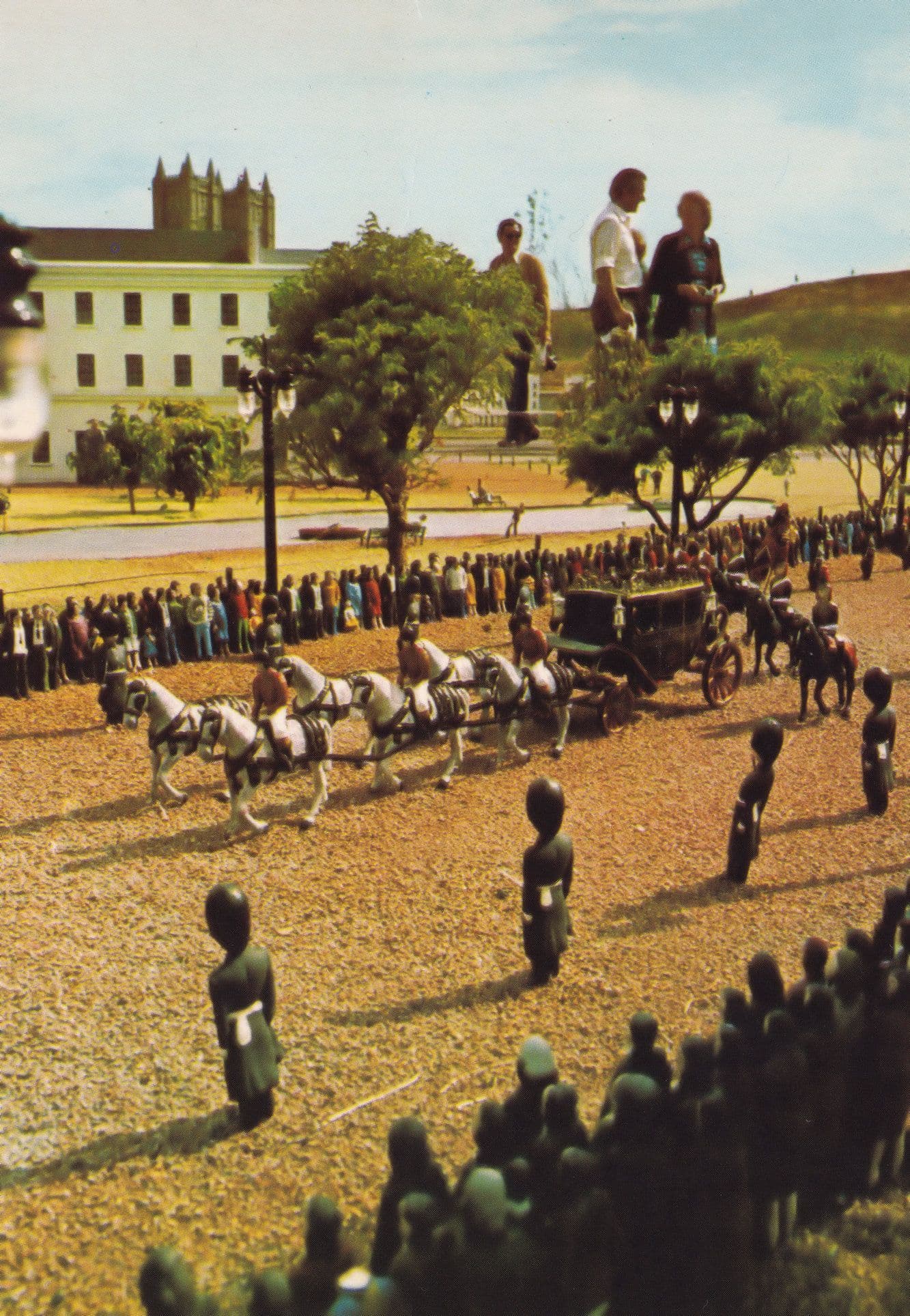The Royal London Procession Miniature Military Model Dorset Postcard