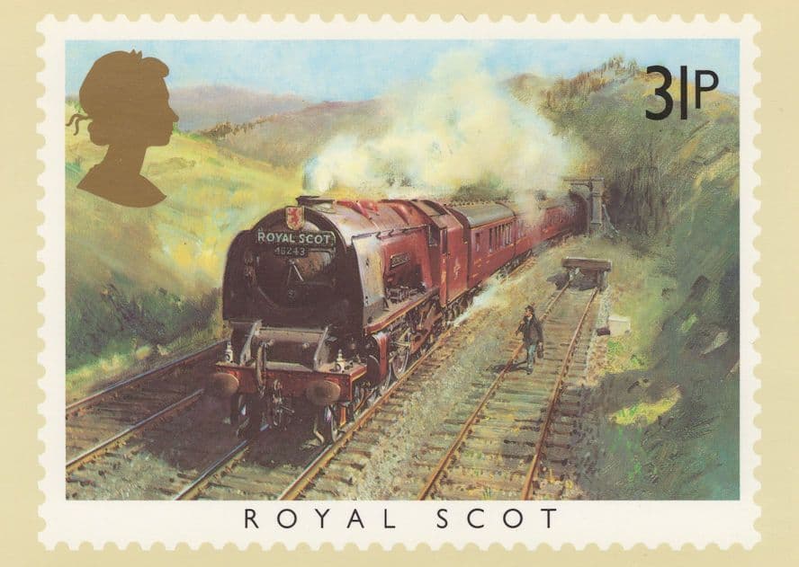 The Royal Scot Scottish Train Limited Edition PHQ Postcard