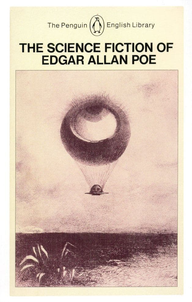 The Science Fiction Of Edgar Allen Poe Story 1982 Book Postcard