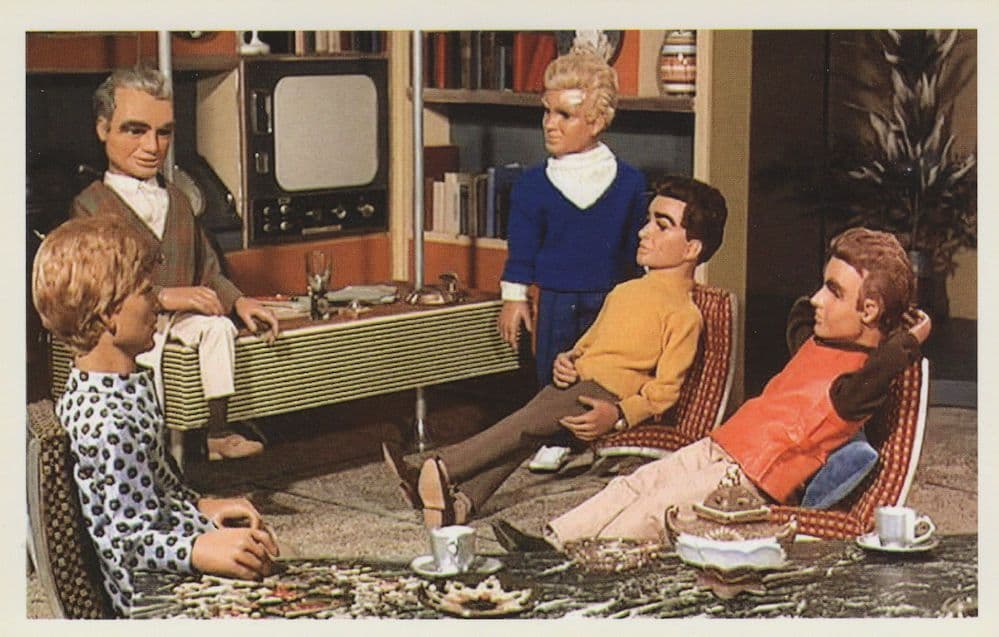 The Scott Tracy Family Thunderbirds TV Show Episode 23 Postcard