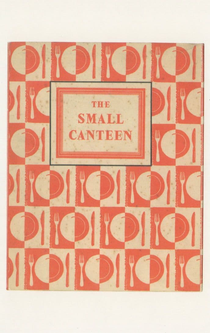 The Small Canteen 1947 Empire Tea Bureau Book Postcard