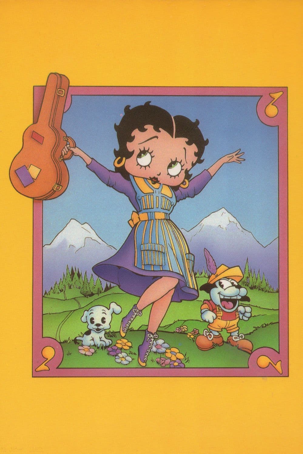 The Sound Of Music Betty Boop Musical Postcard