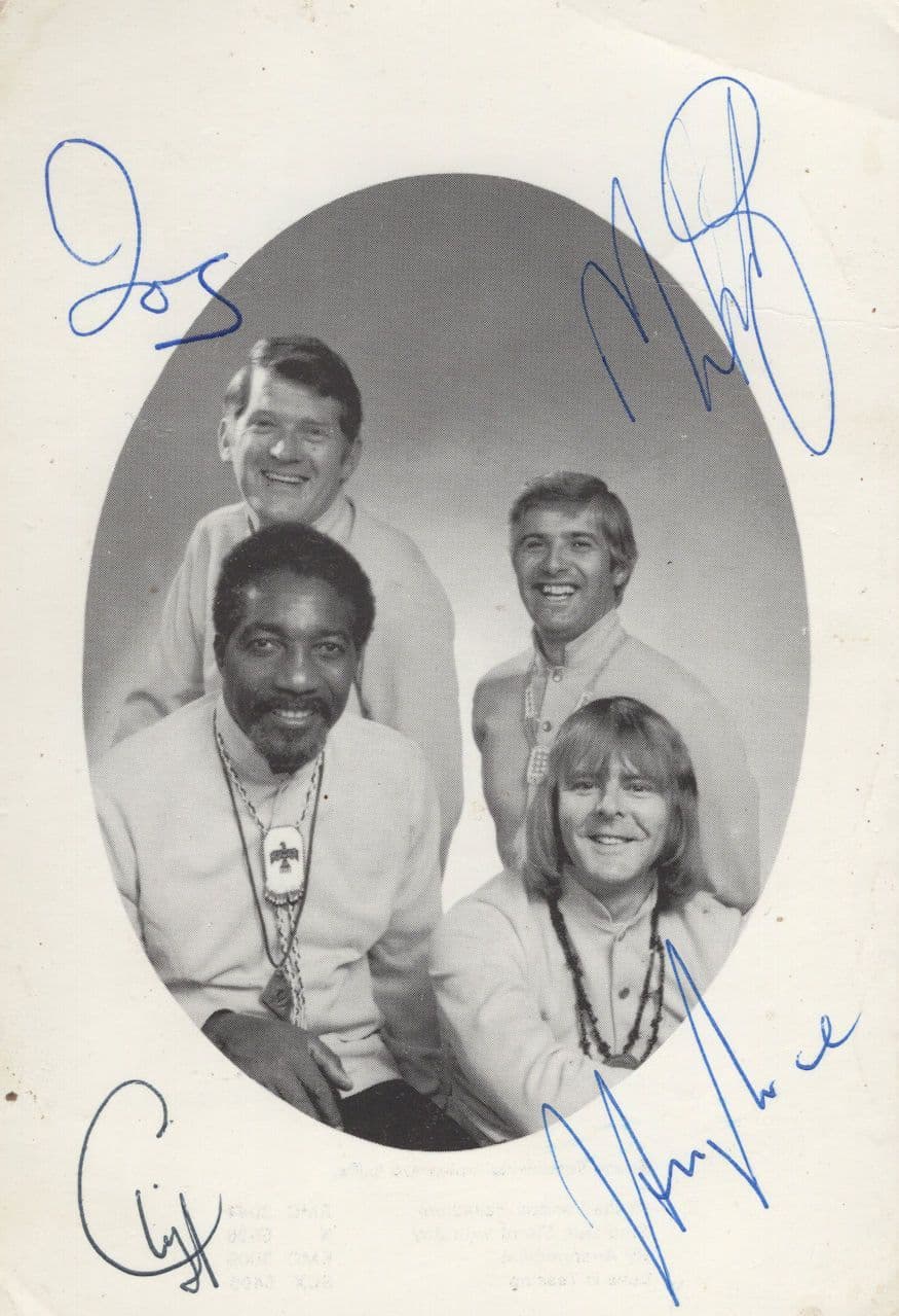 The Spinners Vintage FULLY Hand Signed Early Photo