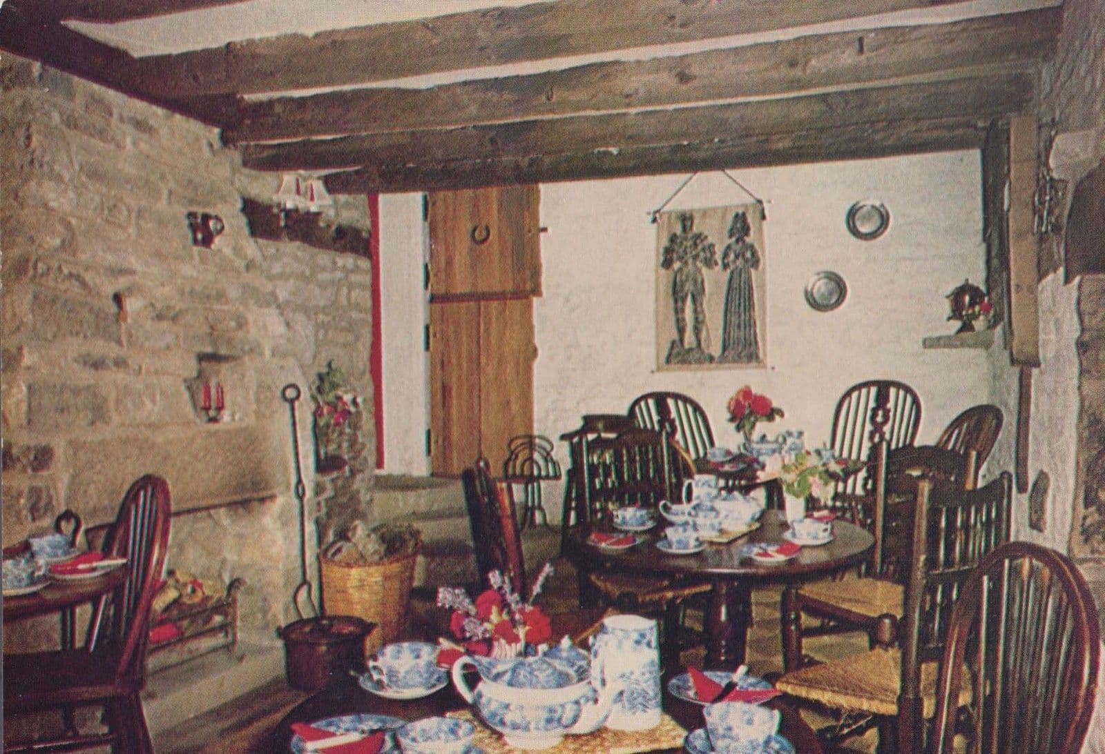 The Stables Tea Room Edensor Derbyshire Chatworth Park 1980s Restaurant Postcard