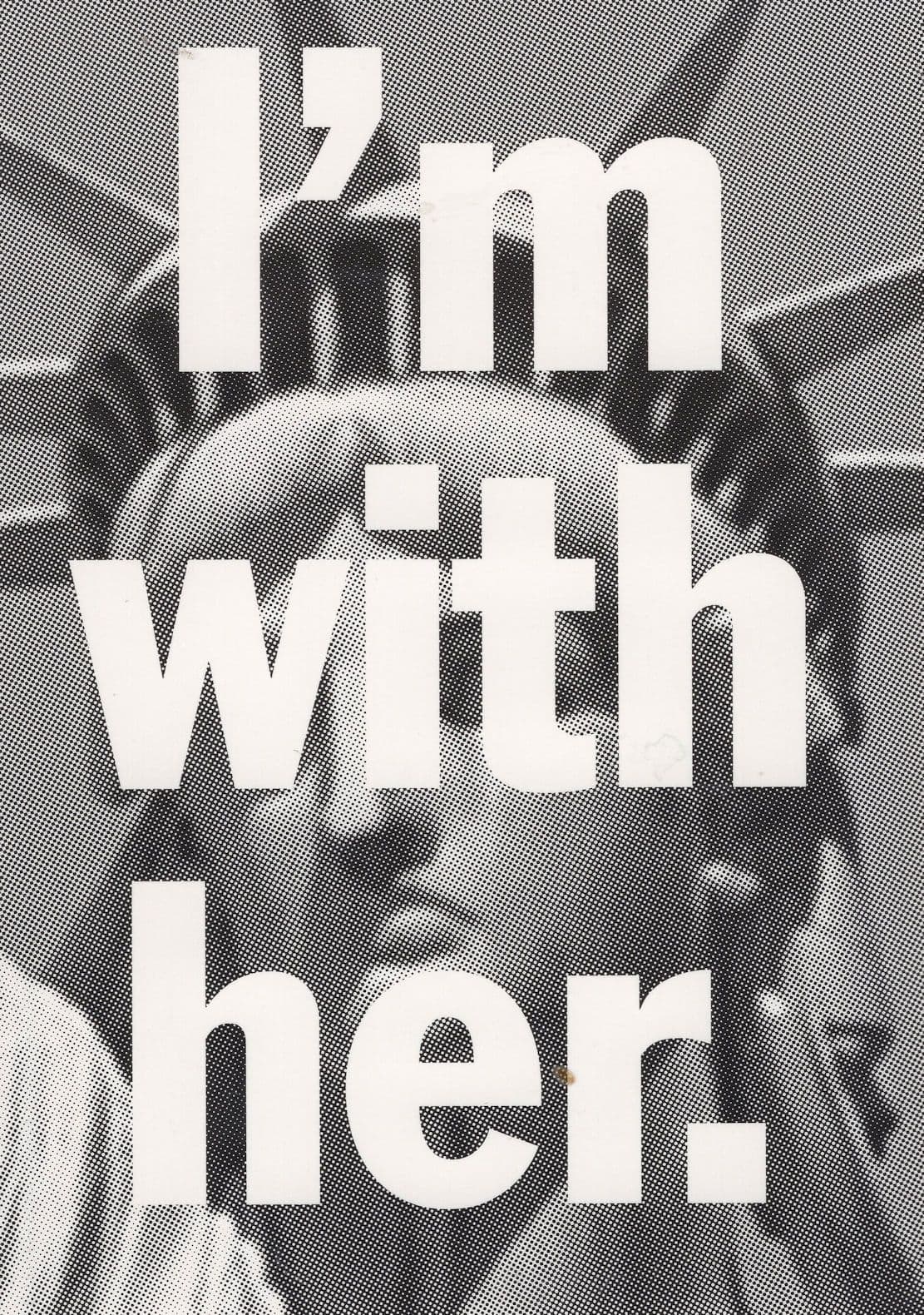 The Statue Of Liberty I'm With Her USA Protest Campaign Postcard