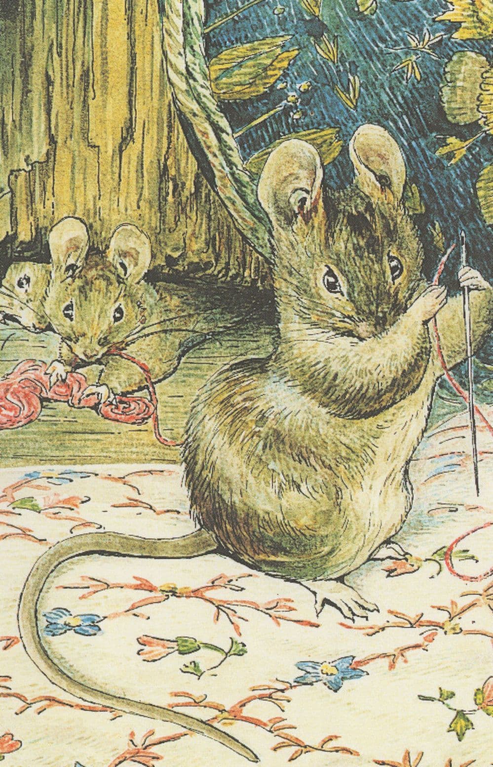 The Tailor Of Gloucester Mouse 1903 Beatrix Potter Book Postcard