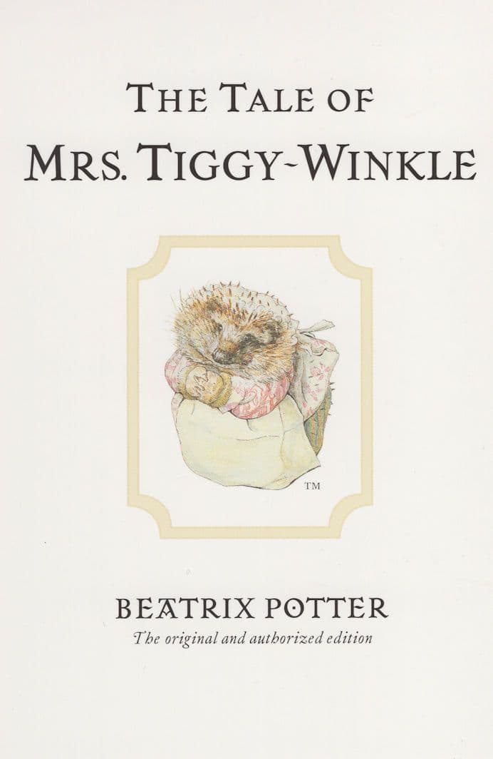 The Tale Of Mrs Tiggy Winkle Beatrix Potter Book Postcard