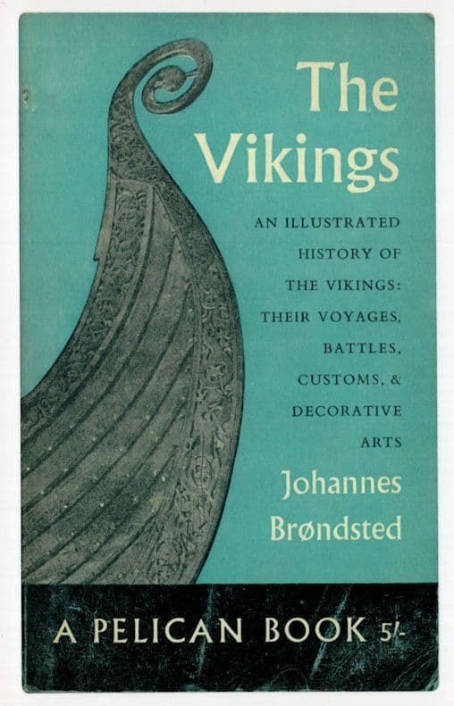The Vikings Johannes Brondsted 1960 Book Postcard