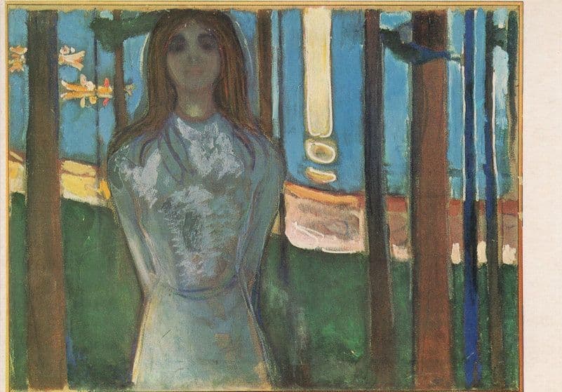 The Voice Edward Munch Painting Oslo Postcard