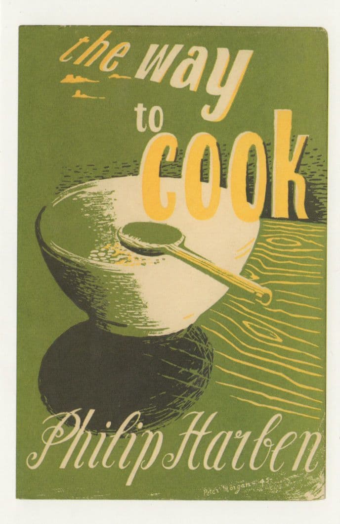 The Way To Cook Philip Harben 1945 WW2 Cookery Book Postcard