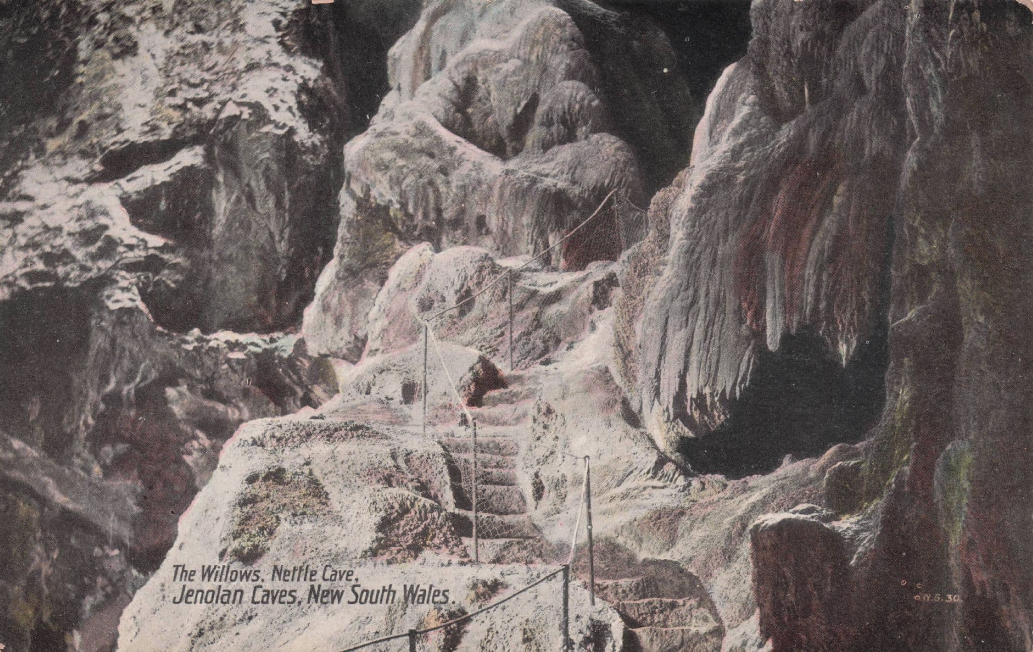 The Willows Jenolan Caves New South Wales Australia Old Postcard